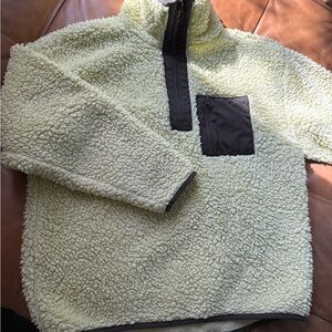 Lou & Grey Soft Yellow Sherpa Pullover